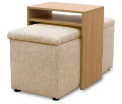DOMO Hocker mit Tisch »Kopenhagen«, beige