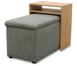 DOMO Hocker mit Tisch »Kopenhagen«, grau