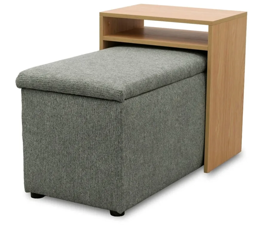 DOMO Hocker mit Tisch »Kopenhagen«, grau
