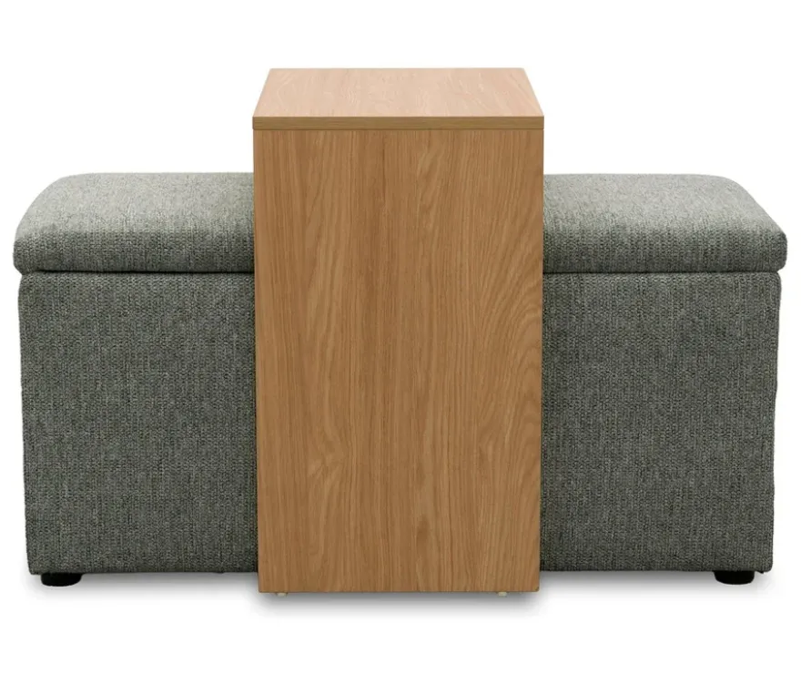 DOMO Hocker mit Tisch »Kopenhagen«, grau