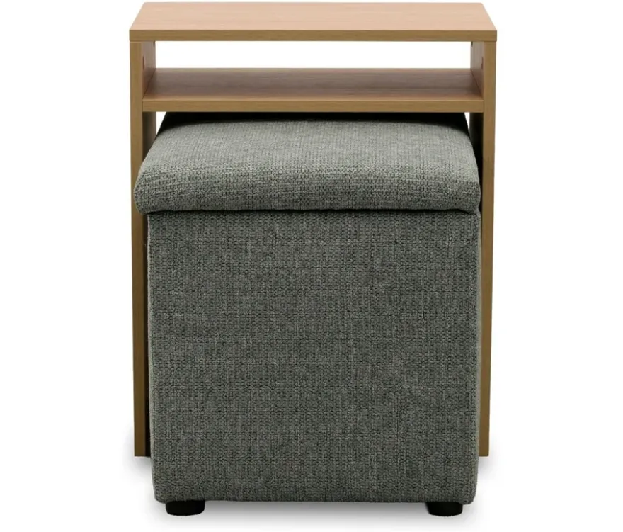 DOMO Hocker mit Tisch »Kopenhagen«, grau