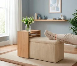 DOMO Hocker mit Tisch »Kopenhagen«, creme