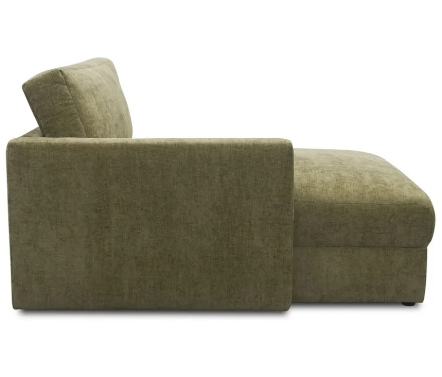 DOMO Longchair »Sonderburg« links, oliv