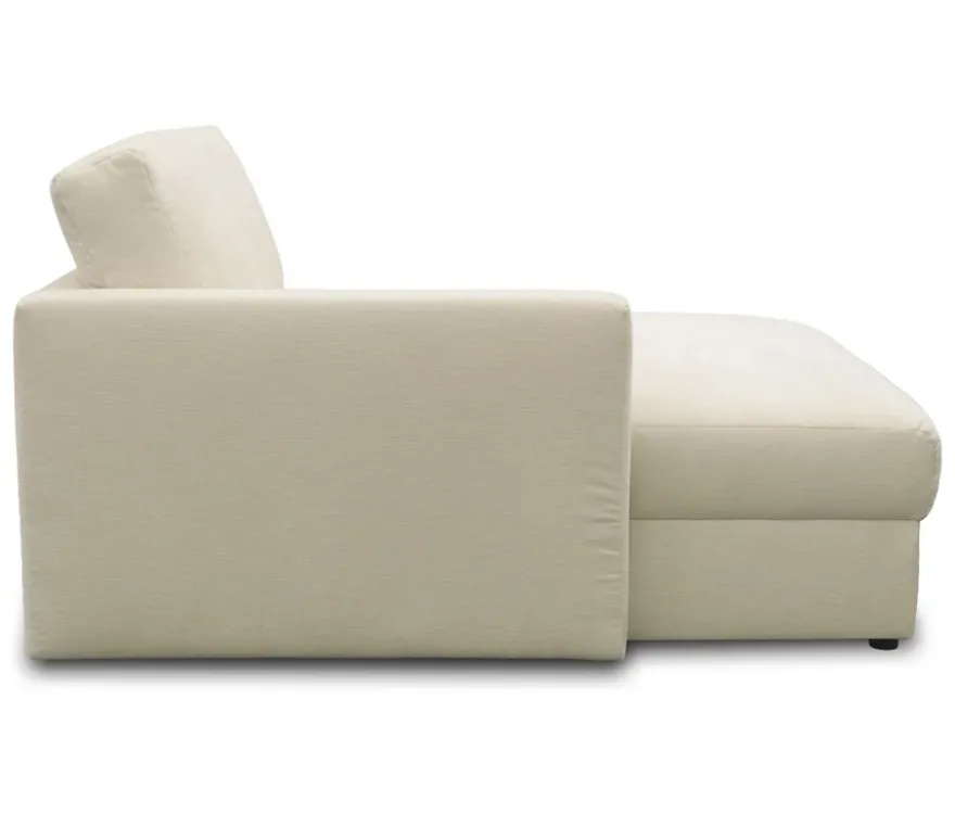 DOMO Longchair »Sonderburg« links, creme