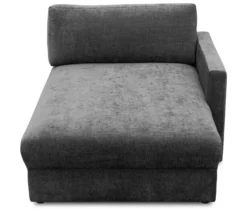 DOMO Longchair »Sonderburg« rechts, anthrazit