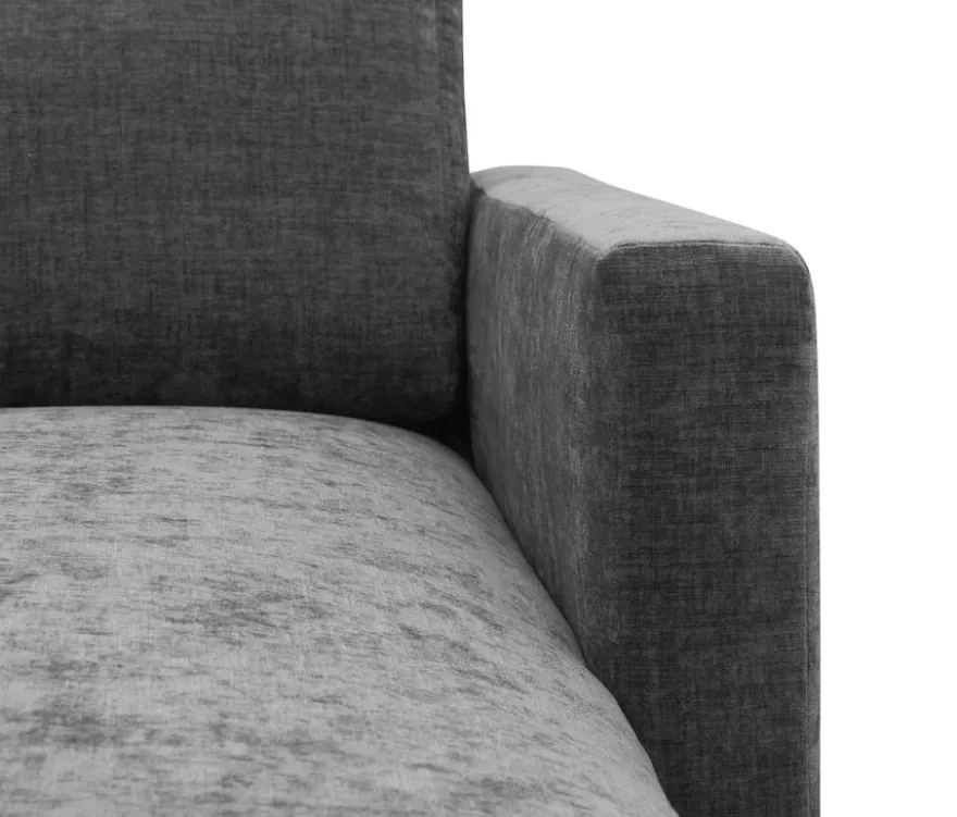 DOMO Longchair »Sonderburg« rechts, anthrazit