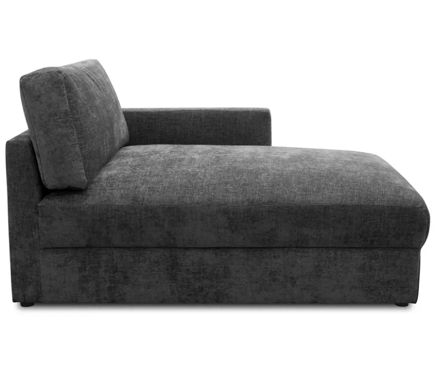 DOMO Longchair »Sonderburg« rechts, anthrazit