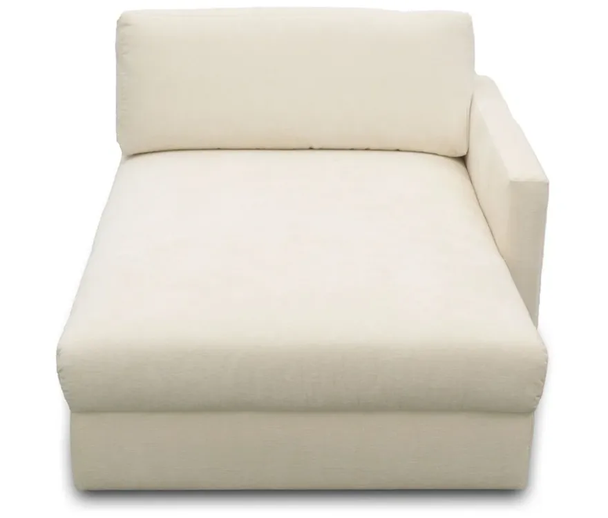 DOMO Longchair »Sonderburg« rechts, creme
