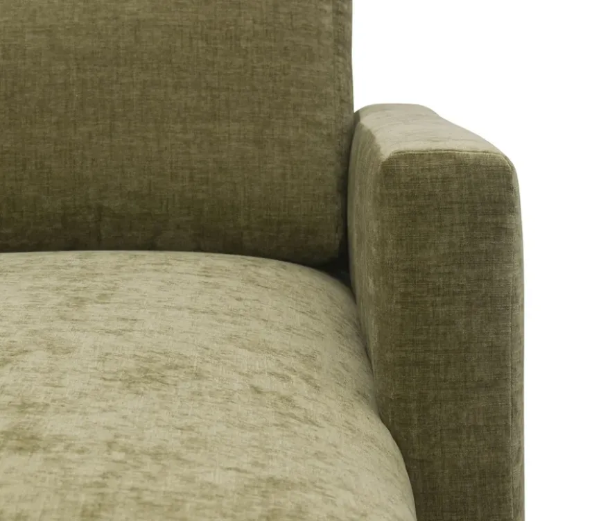 DOMO Longchair »Sonderburg« rechts, oliv