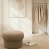 Domo Pilzhocker »Marbella«, coffee