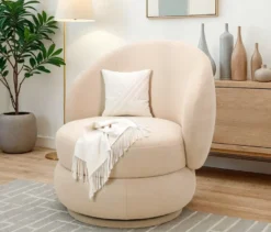 DOMO Sessel »Skagen« mit Drehfunktion, creme