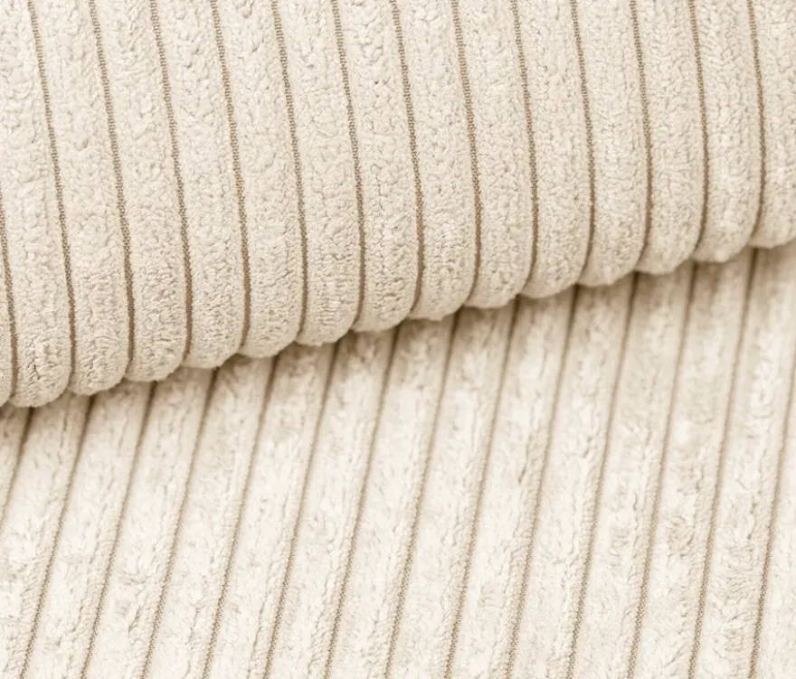 DOMO 2-Sitzer »Malaga«, drehbar, cremefarbener Cord