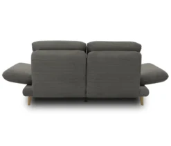 DOMO 2-Sitzer »Malaga«, drehbar, dunkelgrauer Cord