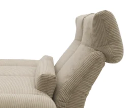 DOMO 2-Sitzer »Malaga«, drehbar, taupefarbener Cord