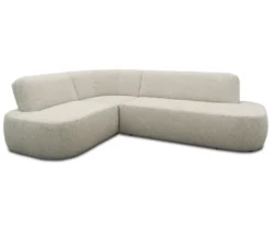 DOMO Sofa 200 029, beige-braun meliert, linksbündig