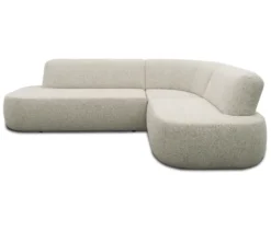 DOMO Sofa 200 029, beige-braun meliert, rechtsbündig