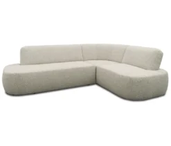 DOMO Sofa 200 029, beige-braun meliert, rechtsbündig