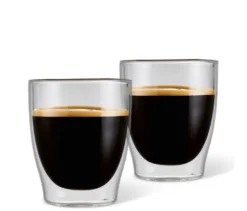 2 Doppelwandige Espresso Gläser