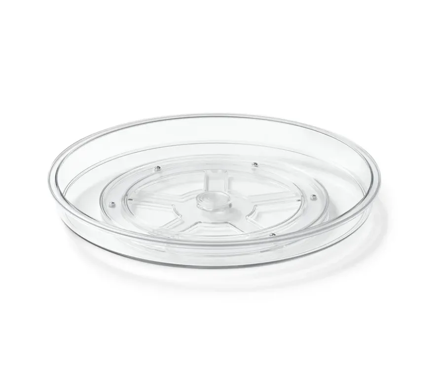 Drehplatte, transparent