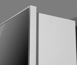 Drehschrank mit Ganzkörperspiegel, weiß