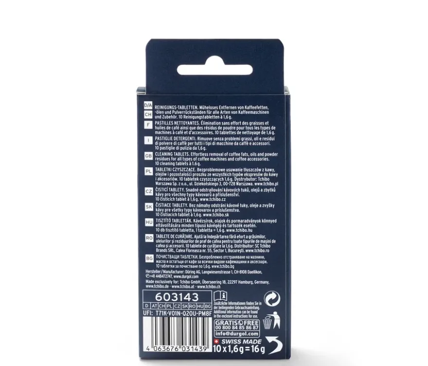 durgol® Reinigungstabletten für Kaffeeöle