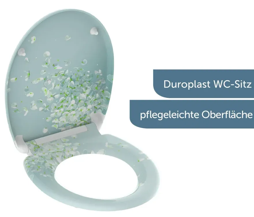 Duroplast WC-Sitz, Flower in the Wind