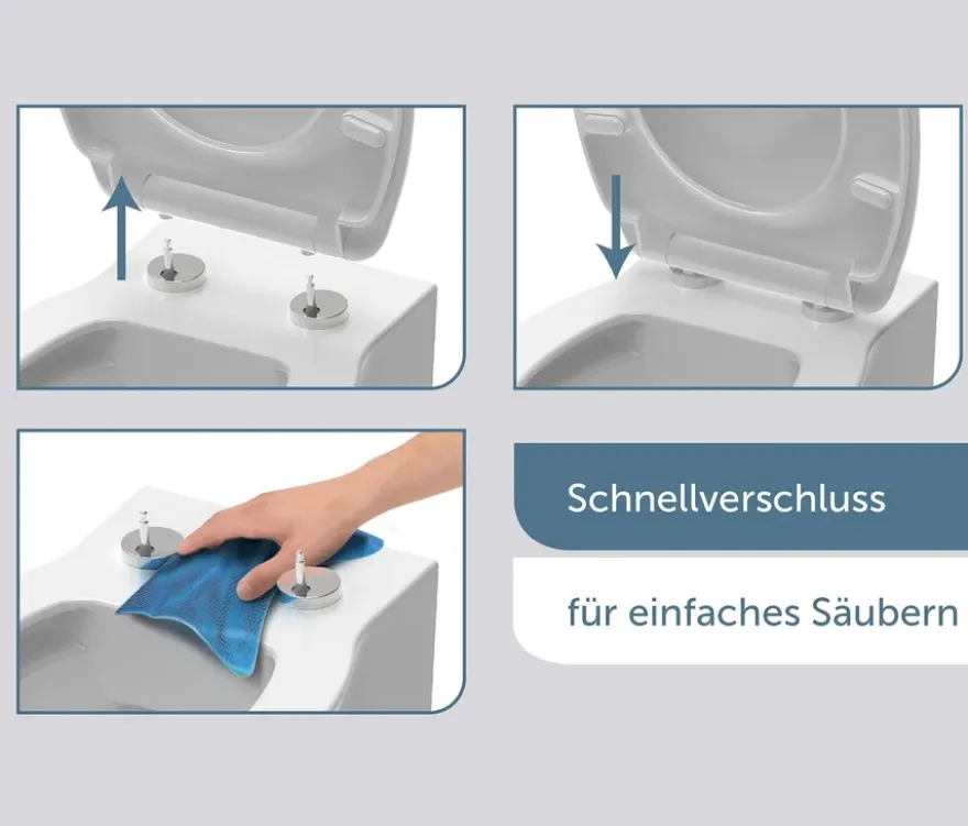 Duroplast WC-Sitz, Flower in the Wind