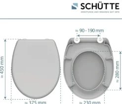 Duroplast WC-Sitz, Grey