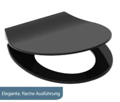Duroplast WC-Sitz, Slim Black