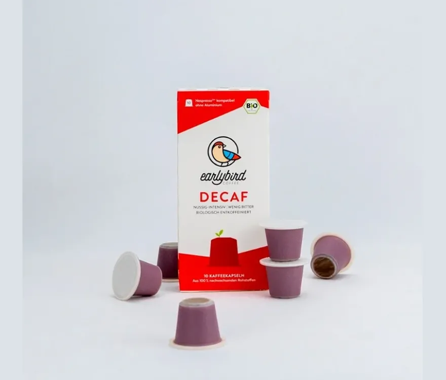 earlybird - Bio Decaf, entkoffeiniert - 10 Kapseln