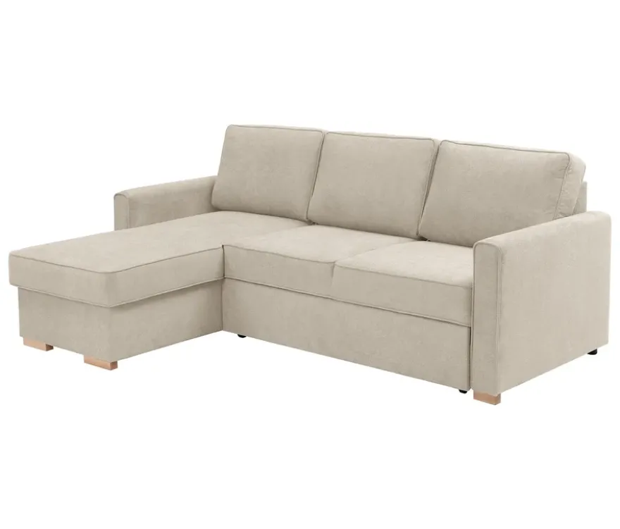 Ecksofa mit Auszugsbett »NovaLounge«, beige