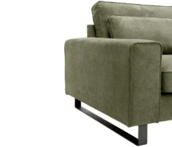 Ecksofa rechts mit Sofa 2,5-Sitzer links »Veluno«, grün