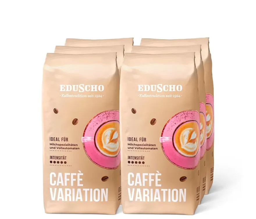 Eduscho Caffè Variation - 6x 1 kg Ganze Bohne