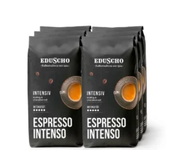 Eduscho Espresso Intenso - 6 x 1 kg Ganze Bohne