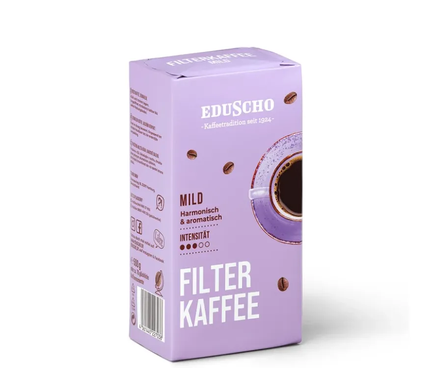 Eduscho Filterkaffee Mild - 500 g Gemahlen