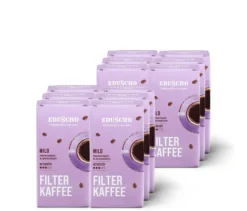 Eduscho Filterkaffee Mild - 12 x 500 g Gemahlen