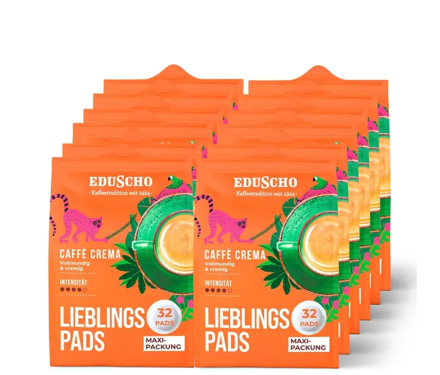 Eduscho Lieblingspads Caffè Crema - 12 x 32 Pads