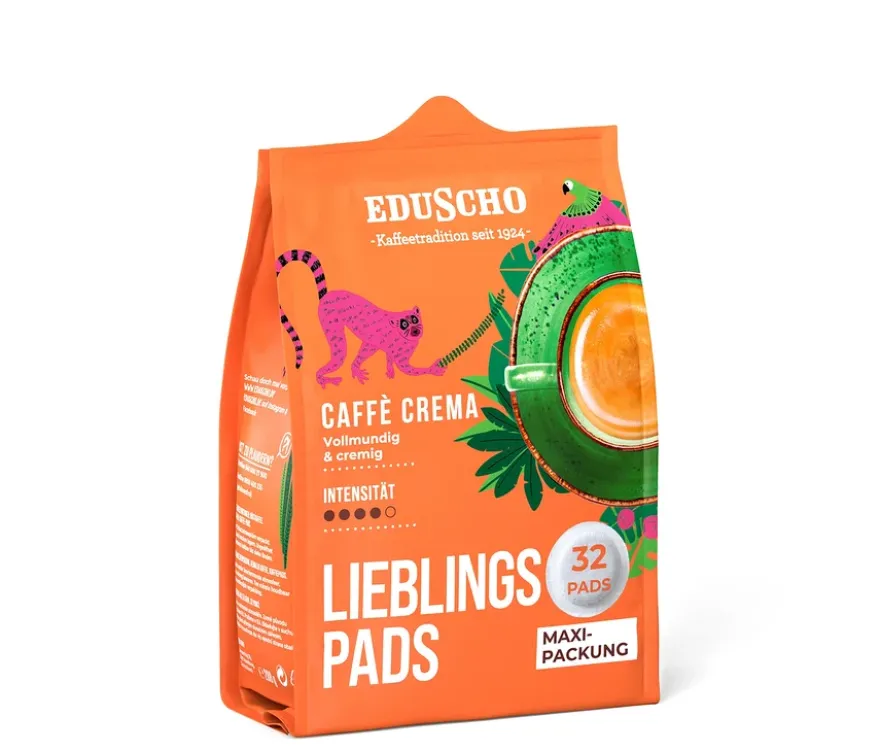 Eduscho Lieblingspads Caffè Crema - 12 x 32 Pads