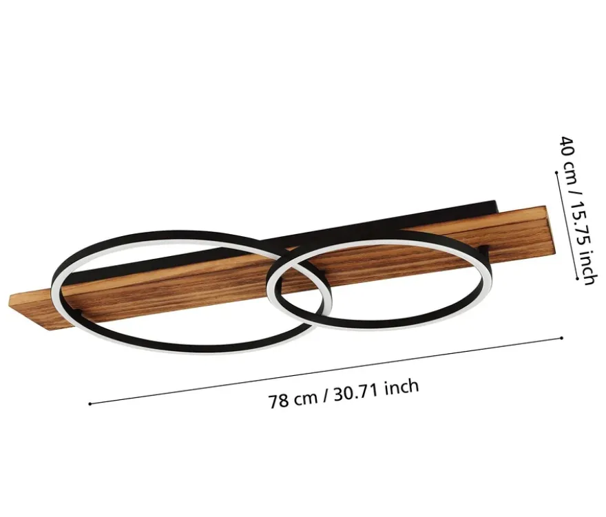 Eglo 2er-LED-Deckenleuchte »Boyal«