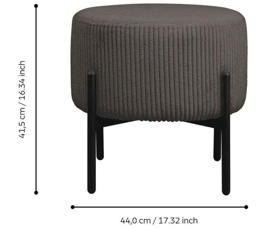 Eglo Hocker »MANIRENJA«, dunkelgrau