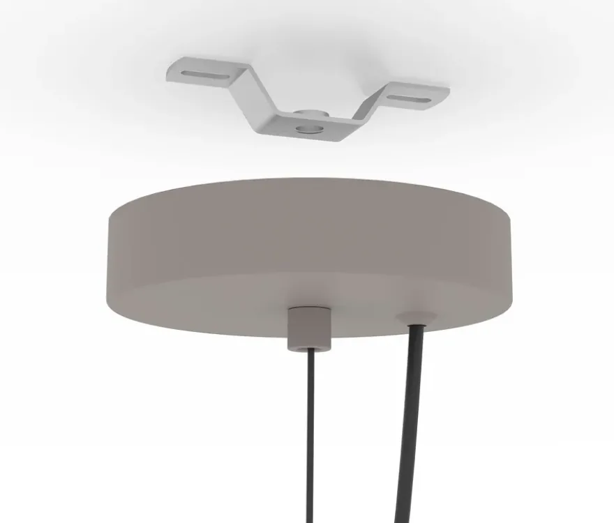 Eglo Pendelleuchte »Camasca«, taupe