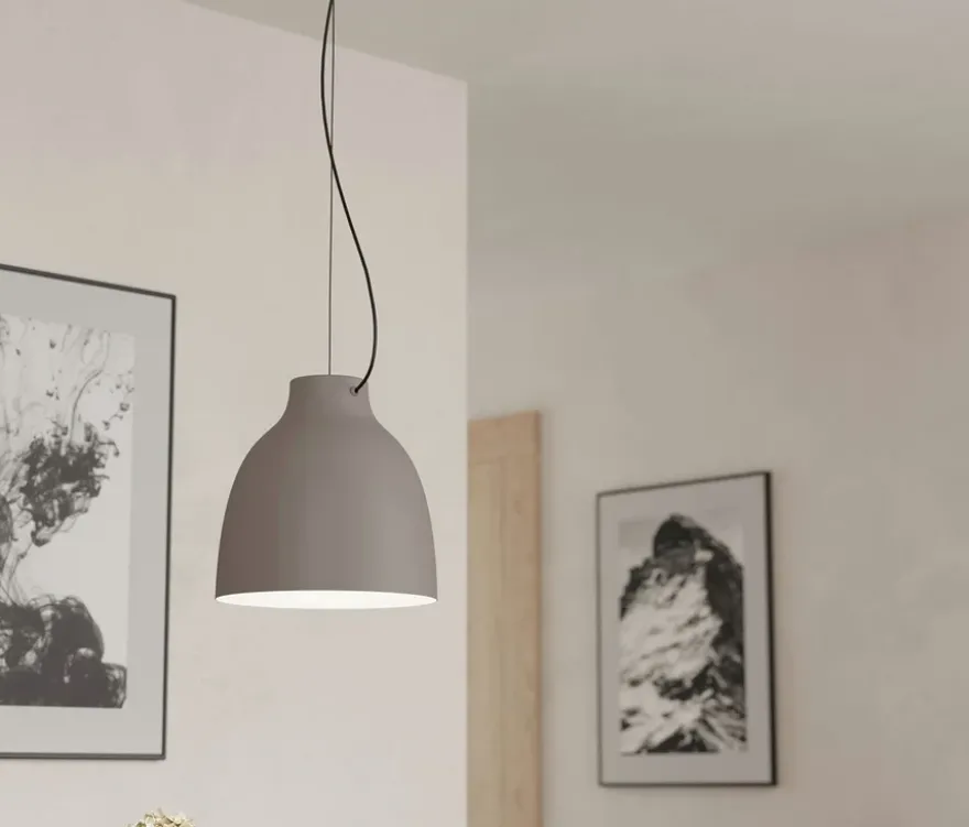 Eglo Pendelleuchte »Camasca«, taupe