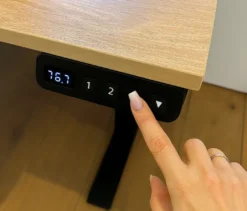 Elektrischer Schreibtisch »Emmik L138«, weißeiche