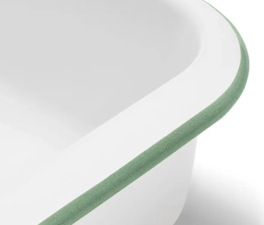 Emaille-Auflaufform mit Deckel