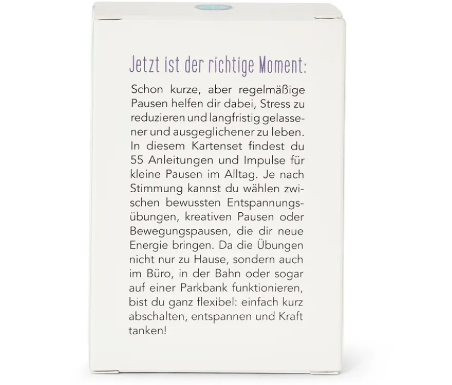 Entspannungskarten-Set »Pause«