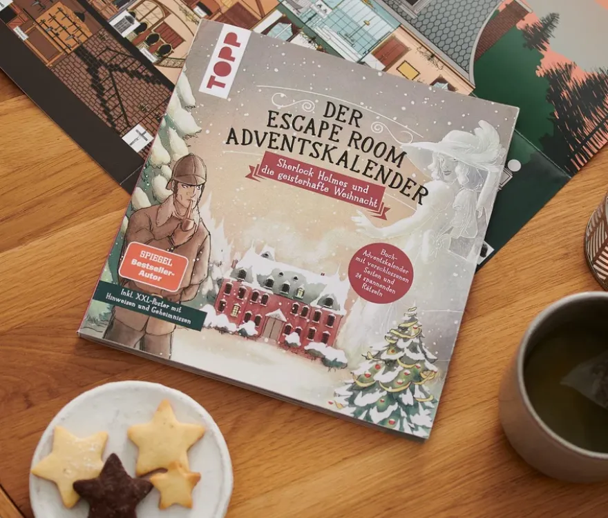 Escape-Adventskalenderbuch »Sherlock Holmes und die geisterhafte Weihnacht«