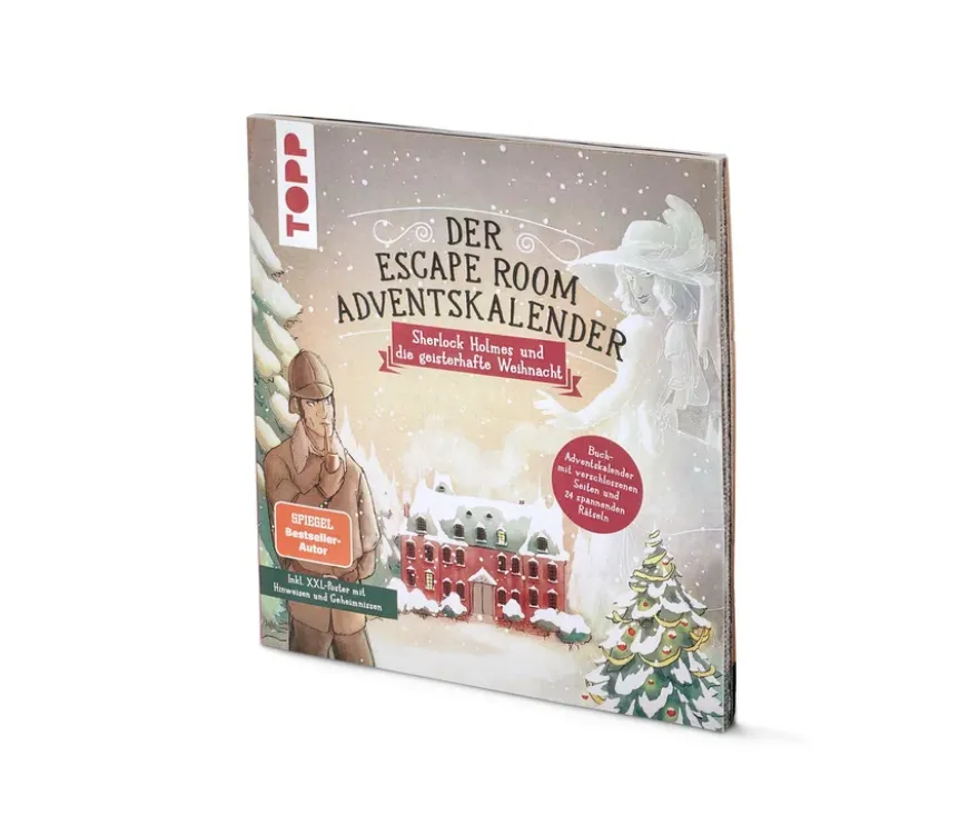Escape-Adventskalenderbuch »Sherlock Holmes und die geisterhafte Weihnacht«