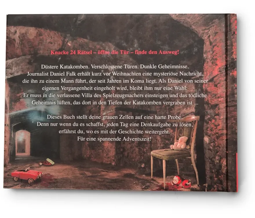 Escape-Room-Adventskalenderbuch »Das Geheimnis des Spielzeugmachers«