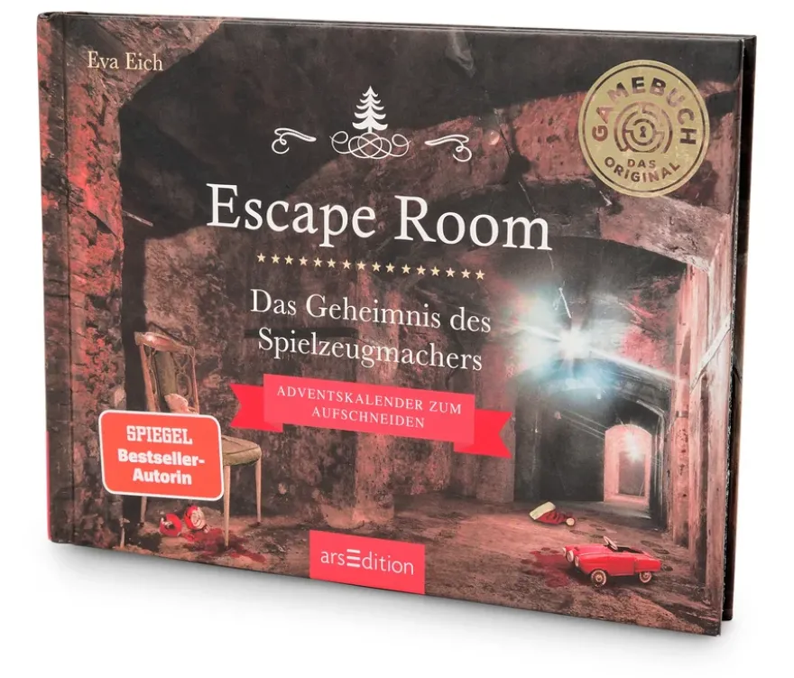 Escape-Room-Adventskalenderbuch »Das Geheimnis des Spielzeugmachers«