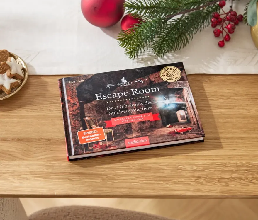Escape-Room-Adventskalenderbuch »Das Geheimnis des Spielzeugmachers«